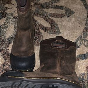 Dr Marten steel toe work boots